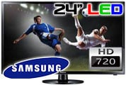 Samsung UA24H4053 24" Multi system LED TV 110 220 240 volts pal ntsc secam - 220 - Electronics