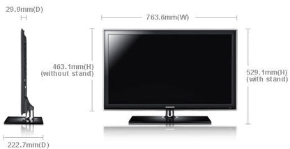 Samsung UA32D4000 32" Multi - System LED TV 110 220 240 volts pal ntsc - 220 - Electronics