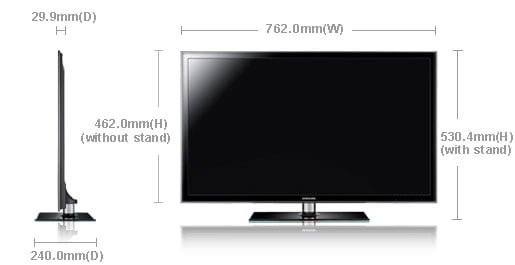 Samsung UA32D5000 32" Multi - System LED TV 110 220 240 volts pal ntsc - 220 - Electronics
