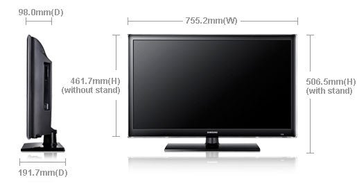 Samsung UA32EH4500 32" Multi - System LED Smart TV 110 220 240 volts pal ntsc - 220 - Electronics