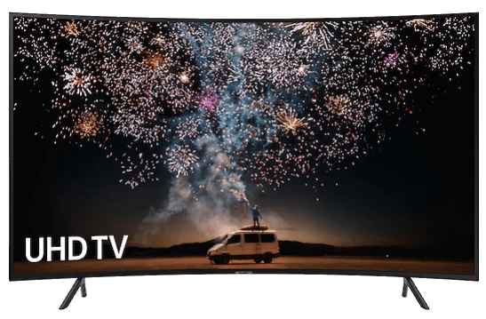 Samsung UA55RU7300 55" Multisystem Smart WiFi UHD 4K Curved LED Pal Secam NTSC TV 110 220 v 240 volts 50 60 hz - 220 - Electronics