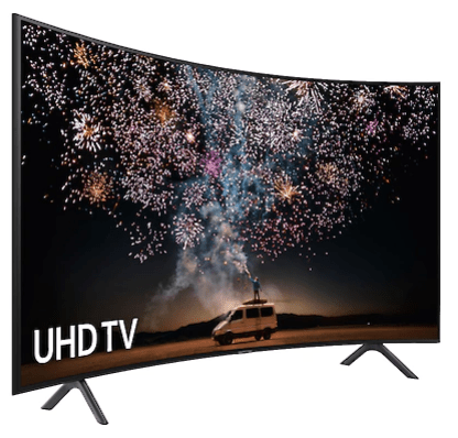 Samsung UA55RU7300 55" Multisystem Smart WiFi UHD 4K Curved LED Pal Secam NTSC TV 110 220 v 240 volts 50 60 hz - 220 - Electronics