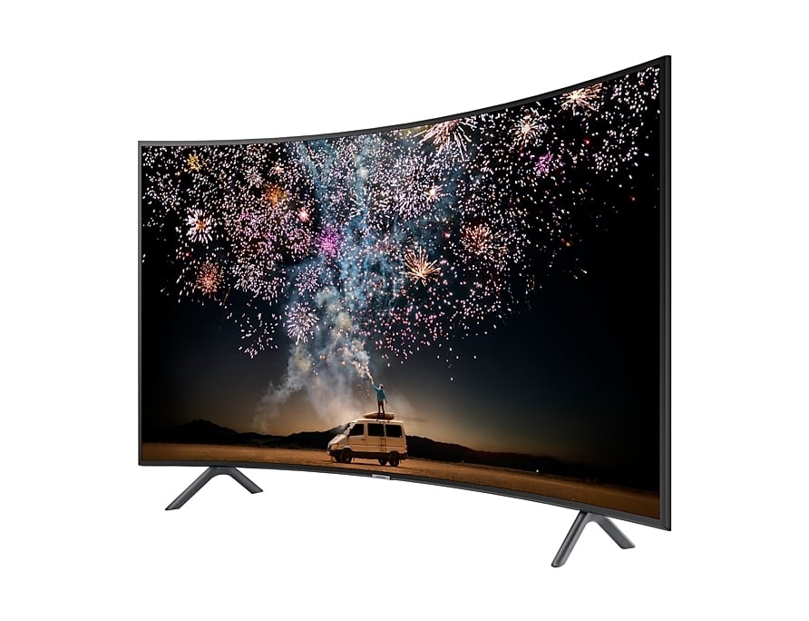 Samsung UA65RU7300 65" Curved Multisystem Smart WiFi UHD 4K Curved multi system LED TV 110 220v 240 volts 50 60 hz - 220 - Electronics