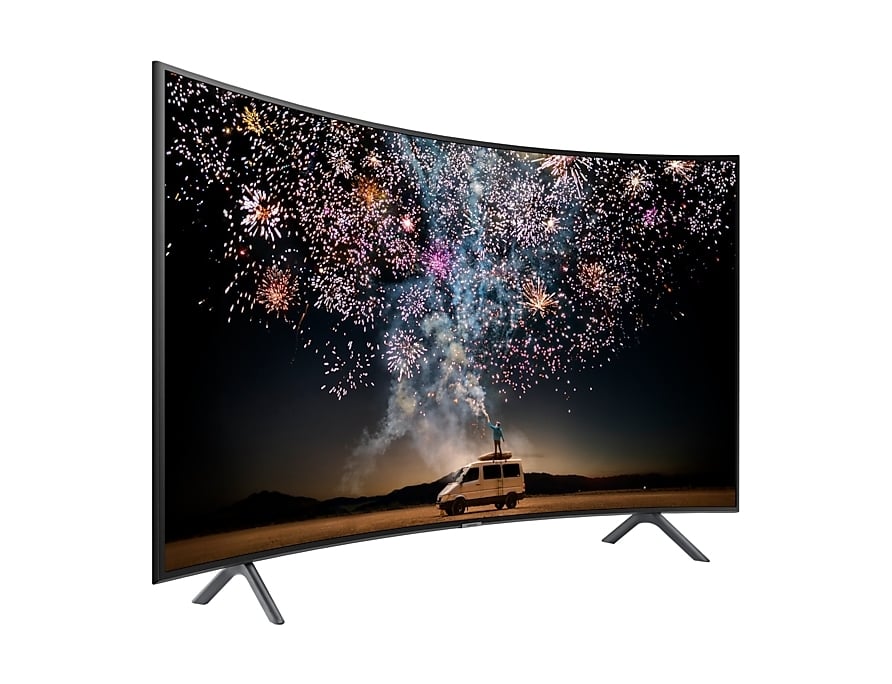 Samsung UA65RU7300 65" Curved Multisystem Smart WiFi UHD 4K Curved multi system LED TV 110 220v 240 volts 50 60 hz - 220 - Electronics