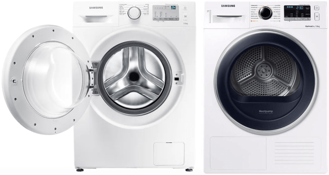 Samsung WW70J3283KW 220 volts washer & DV70M5020QW 220 volts electric Dryer set 220v 240 volts 50 hz - 220 - Electronics