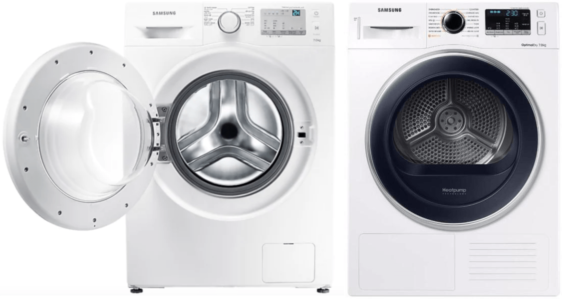 Samsung WW70J3283KW 220 volts washer & DV70M5020QW 220 volts electric Dryer set 220v 240 volts 50 hz - 220 - Electronics