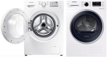 Samsung WW70J3283KW 220 volts washer & DV70M5020QW 220 volts electric Dryer set 220v 240 volts 50 hz - 220 - Electronics
