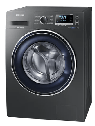 Samsung WW90J5456FX 220 volt washer 50 hz silver front load 9 KG 220v 240 volts 50hz - 220 - Electronics