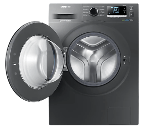 Samsung WW90J5456FX 220 volt washer 50 hz silver front load 9 KG 220v 240 volts 50hz - 220 - Electronics