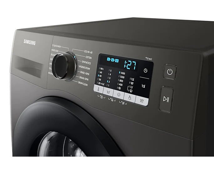 Samsung WW90TA046AX 220 volt Washer Silver 50 hz Silver Front Load 220v 240 volts 50hz - 220 - Electronics
