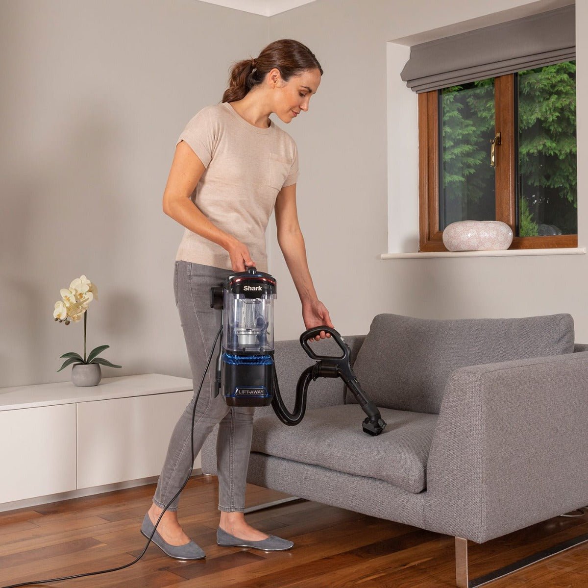 Testa Elettrica Shark NV602UK Per Aspirapolvere Liftaway - Spazzola Pavimento Usata Testata