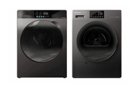 Sharp 220 Volt Front Load Washer and Dryer Set – 12.5kg Washer with 9kg Heat Pump Dryer 220V 50Hz ESFW125SG & KDHT9JPG - 220v volt electronics