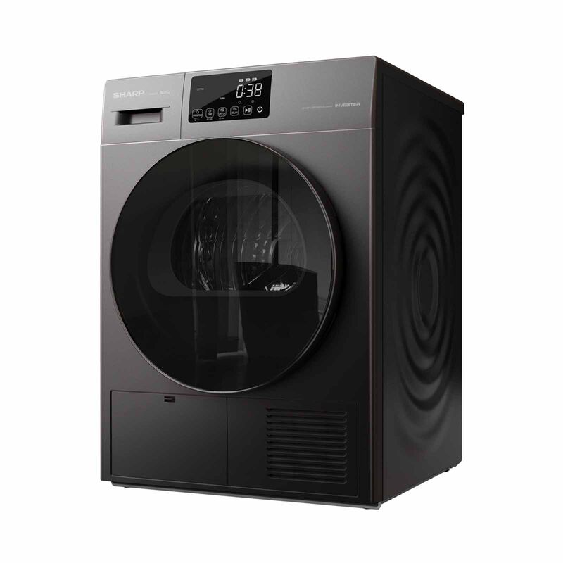 Sharp 220 Volt Heat Pump Dryer 9kg Inverter Dark Grey 220V 50Hz model KDHT9JPG220v - 220v volt electronics
