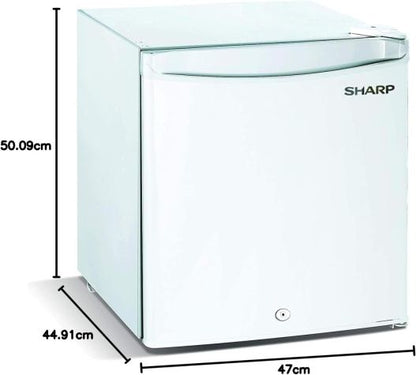 SHARP 220 volt MINI BAR FRIDGE SJ - K75X - W White Small Size Beverage Fridge 220v 240 volts 75 liter 50 hz - 220 - Electronics