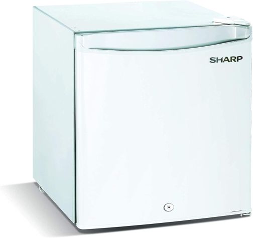 SHARP 220 volt MINI BAR FRIDGE SJ - K75X - W White Small Size Beverage Fridge 220v 240 volts 75 liter 50 hz - 220 - Electronics