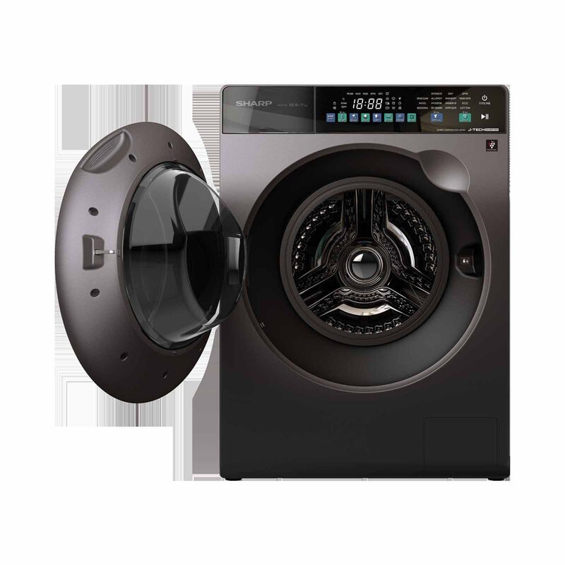 Sharp 220 Volt Washer Dryer Combo 10.5kg Wash 7kg Dry Inverter 220V 50Hz ES-FW10D7PAS - 220v volt electronics
