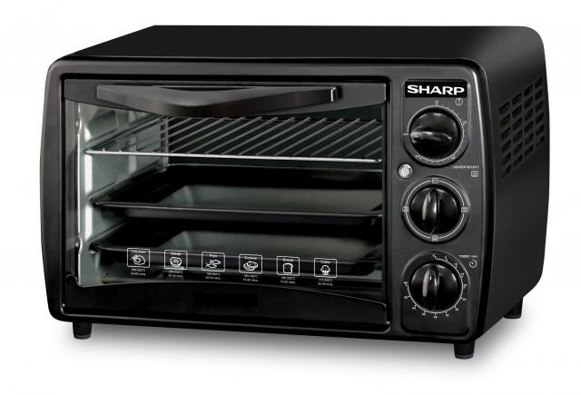 Sharp EO19K 220 volt toaster oven 19 liter Black Color 220v 50 hz