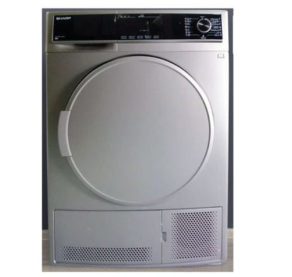 Sharp ES - FS814CX - S 220 volts Washer 8Kg and 9KG Dryer Sharp KD - FCS9113CZ - S Silver color 220v 240 volt 50 hz front load dryer set - 220 - Electronics