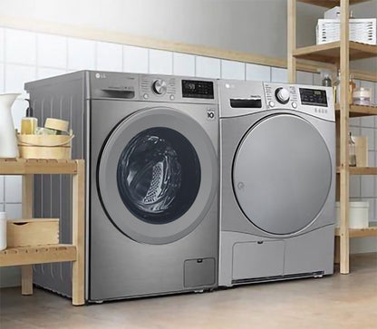 Sharp ES - FS814CX - S 220 volts Washer 8Kg and 9KG Dryer Sharp KD - FCS9113CZ - S Silver color 220v 240 volt 50 hz front load dryer set - 220 - Electronics