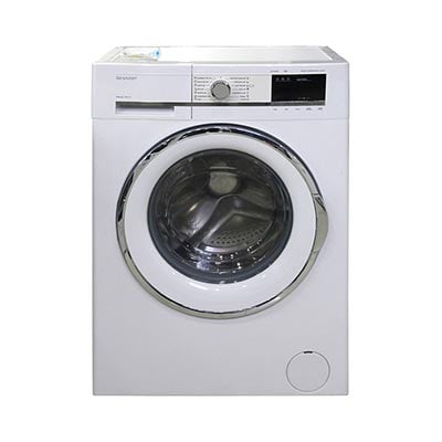 Sharp ES - FS814CX - W 220 volts Washer 8Kg White Color 220v 240 volt 50 hz Front Load Washer - 220 - Electronics