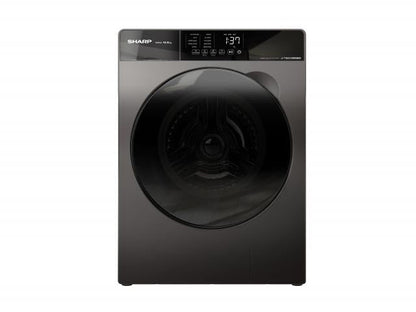 Sharp ES - FW125SG 220 volt washer 12.5 KG Front Load Dark Grey color 220v 240 volt 50 hz - 220 - Electronics