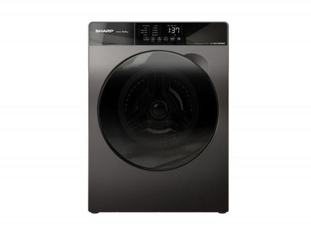 Sharp ES - FW125SG 220 volt washer 12.5 KG Front Load Dark Grey color 220v 240 volt 50 hz - 220 - Electronics