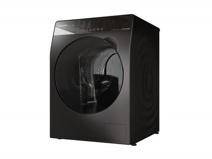 Sharp ES - FW125SG 220 volt washer 12.5 KG Front Load Dark Grey color 220v 240 volt 50 hz - 220 - Electronics