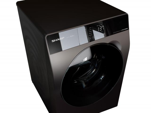Sharp ES - FW125SG 220 volt washer 12.5 KG Front Load Dark Grey color 220v 240 volt 50 hz - 220 - Electronics
