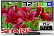 Sharp LC - 32LE265M 32" HD Multi - System LED TV - 220 - Electronics