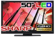 Sharp LC - 50LE440M 50" Multi - System Ultra Slim LED TV 110 220 240 volts pal ntsc - 220v volt electronics