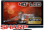 Sharp LC40L500M 40" Multi - System LCD TV 110 220 240 volts pal ntsc - 220v volt electronics