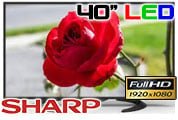 Sharp LC40LE460x 40" Multi system led tv 110 220 240 volts pal ntsc secam - 220 - Electronics