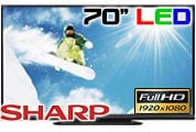 Sharp LC70LE650 70" Multi System LED TV With USB Divx Player & MHL - 220 - Electronics