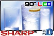 Sharp LC90LE740X LED 90" Smart Multisystem TV 110 220 240 volts pal ntsc - 220 - Electronics