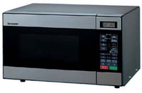 Sharp R - 299S 220 Volt Stainless Steel Microwave Oven - 220v volt electronics