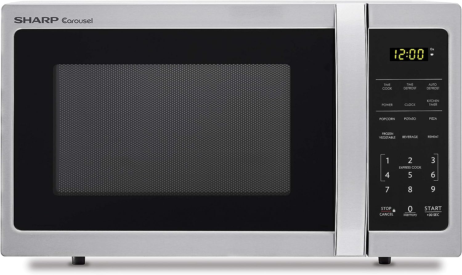 Sharp R 4CTST Silver 34 liter microwave 220 volt 50 hz