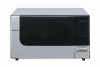 Sharp R - 397S 220 Volt Stainless Steel Family Size Microwave Oven - 220v volt electronics