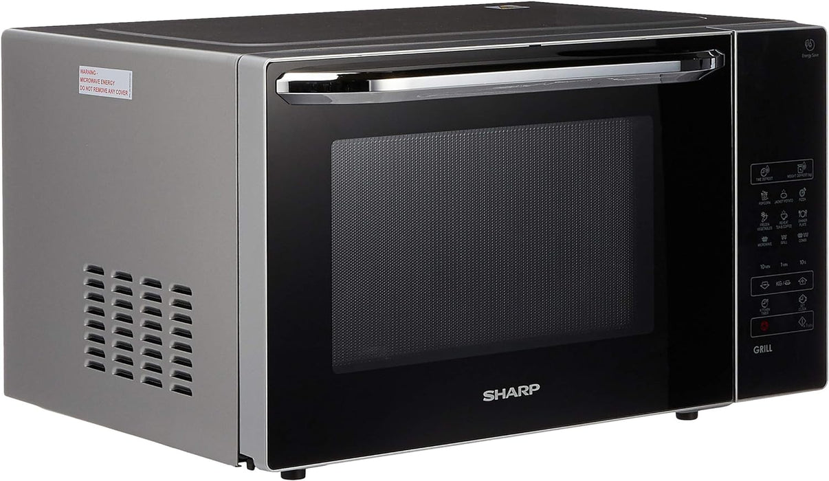 Sharp R - 72E0(SM)V 900 Watts 25 Liter with Grill 220 240 volts - 220v volt electronics
