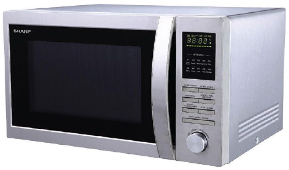 Sharp R - 84A0(ST)V 25 - litre Stainless Steel Microwave Oven - 220 - Electronics