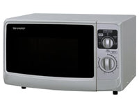 Sharp R219 220-240 Volt Microwave Oven Silver Color .8 Cu Ft