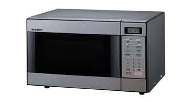 Sharp R298 220 - 240 Volt Stainless Steel Microwave Oven (discontinued) - 220v volt electronics