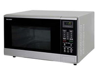 Sharp R369TS 220 Volt Family Size Microwave Oven - 220v volt electronics