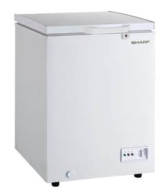 Sharp SCF-K130X-WH3 Chest Freezer 220-240 Volts 50 Hz