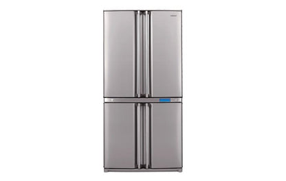 Sharp SJ - F82SL Stainless Steel 4 - Door Refrigerator for 220/240 Volts - 220 - Electronics