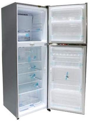 Sharp SJK - 355E/SM30 220 volts Refrigerator 309 Liter Silver Two Door Model 220v 240 volt - 220 - Electronics