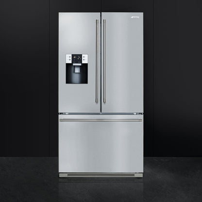 Smeg FT171X - EU 220 volt Regrigerator French Door 3 Door with ice and water 220v 240 volts - 220 - Electronics
