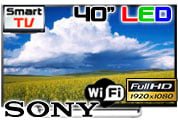 Sony KDL - 40W600 / 650 40" Full HD Multi system LED TV 110 220 240 volts pal ntsc - 220 - Electronics