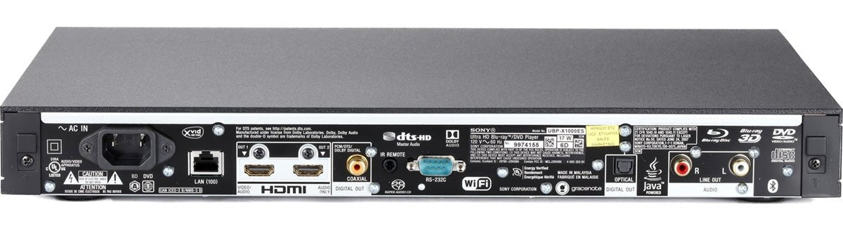 Sony UBP-X1000ES Region Free 4K UHD Blu-Ray Player