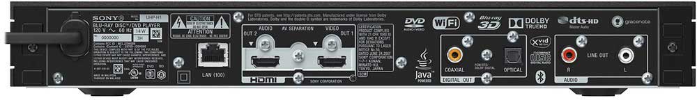 Sony UHP - H1 Region Free Ultra HD 4K Up Conversion Blu - Ray Player - 220 - Electronics