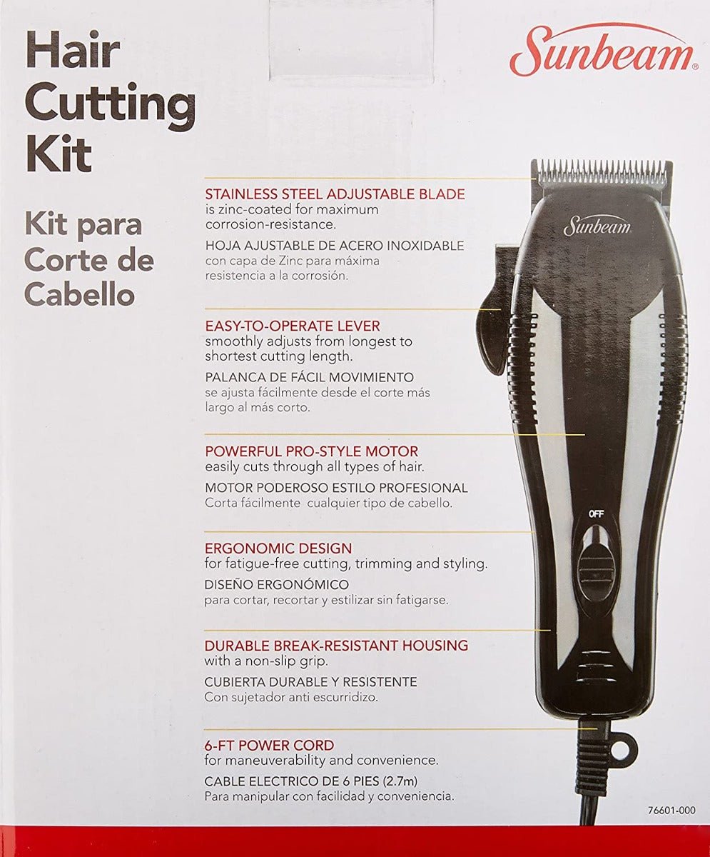 Sunbeam 220 volts Barber Clipper Set 11 Pieces 220v 240 volts 76184226 - 220 - Electronics